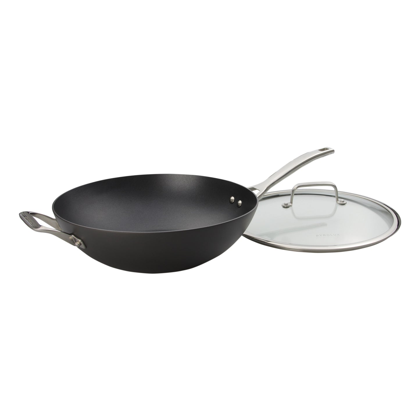 Ha+ Wok with Lid and Helper Handle on side