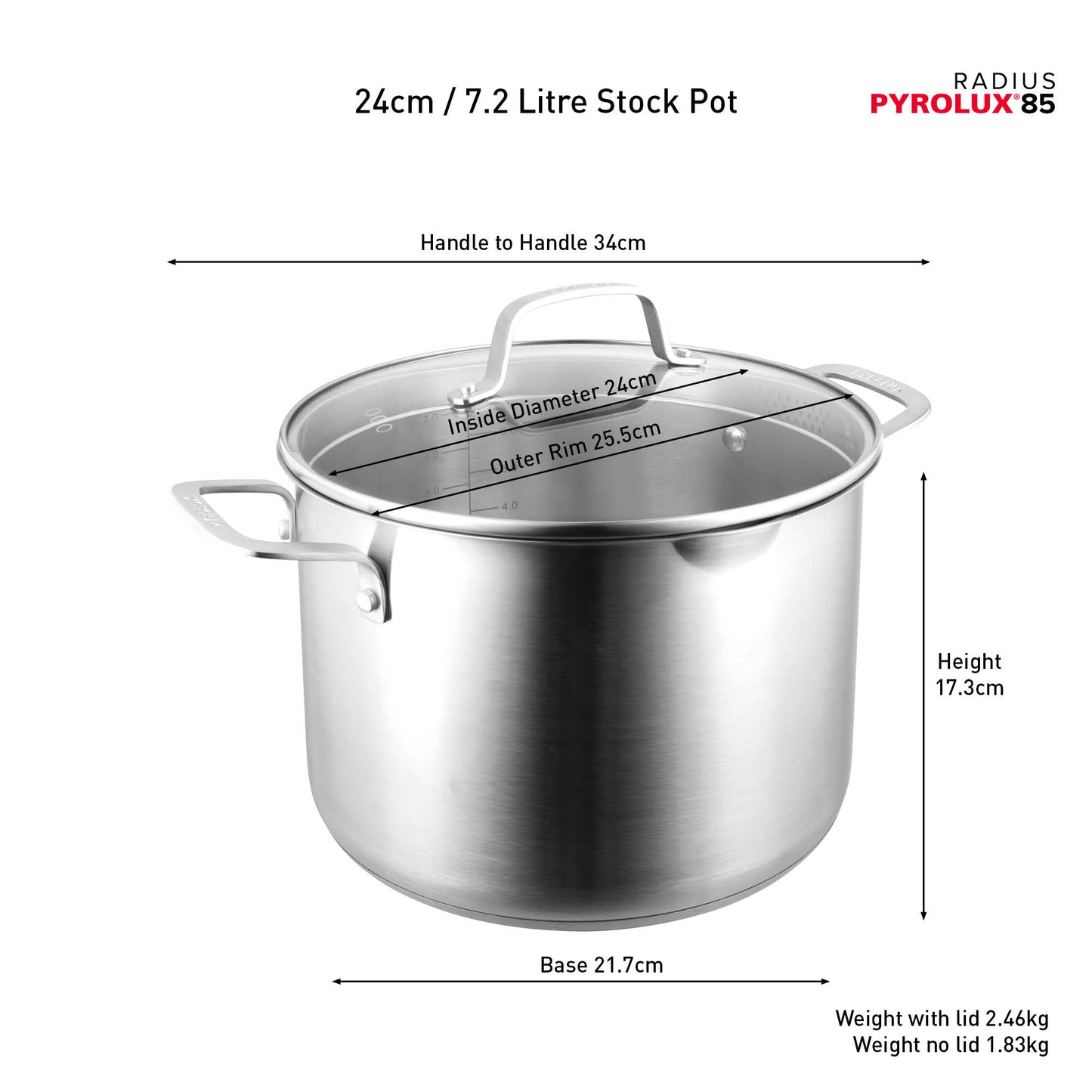 RADIUS 85 Stock Pot