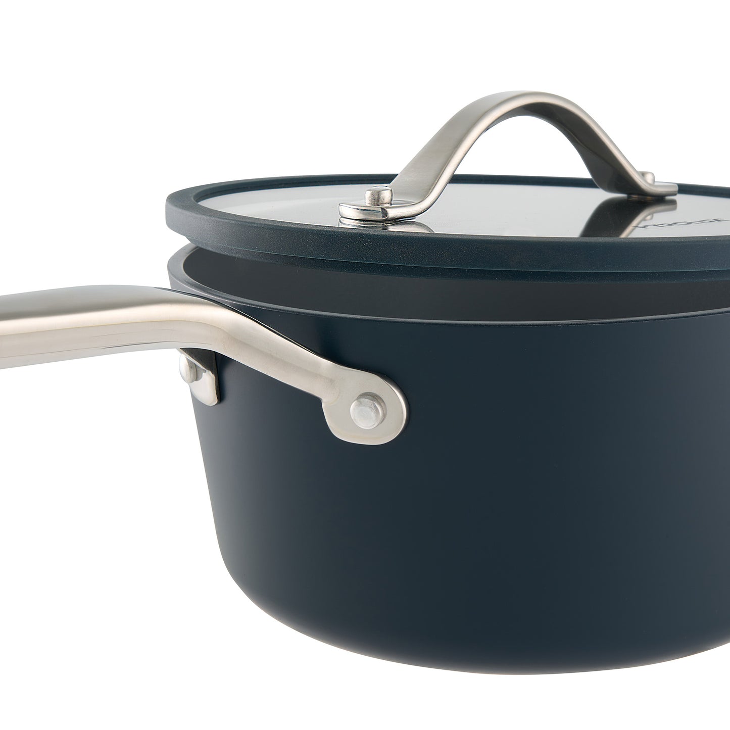 NEXGEN CERAMIC Denim Saucepan side view
