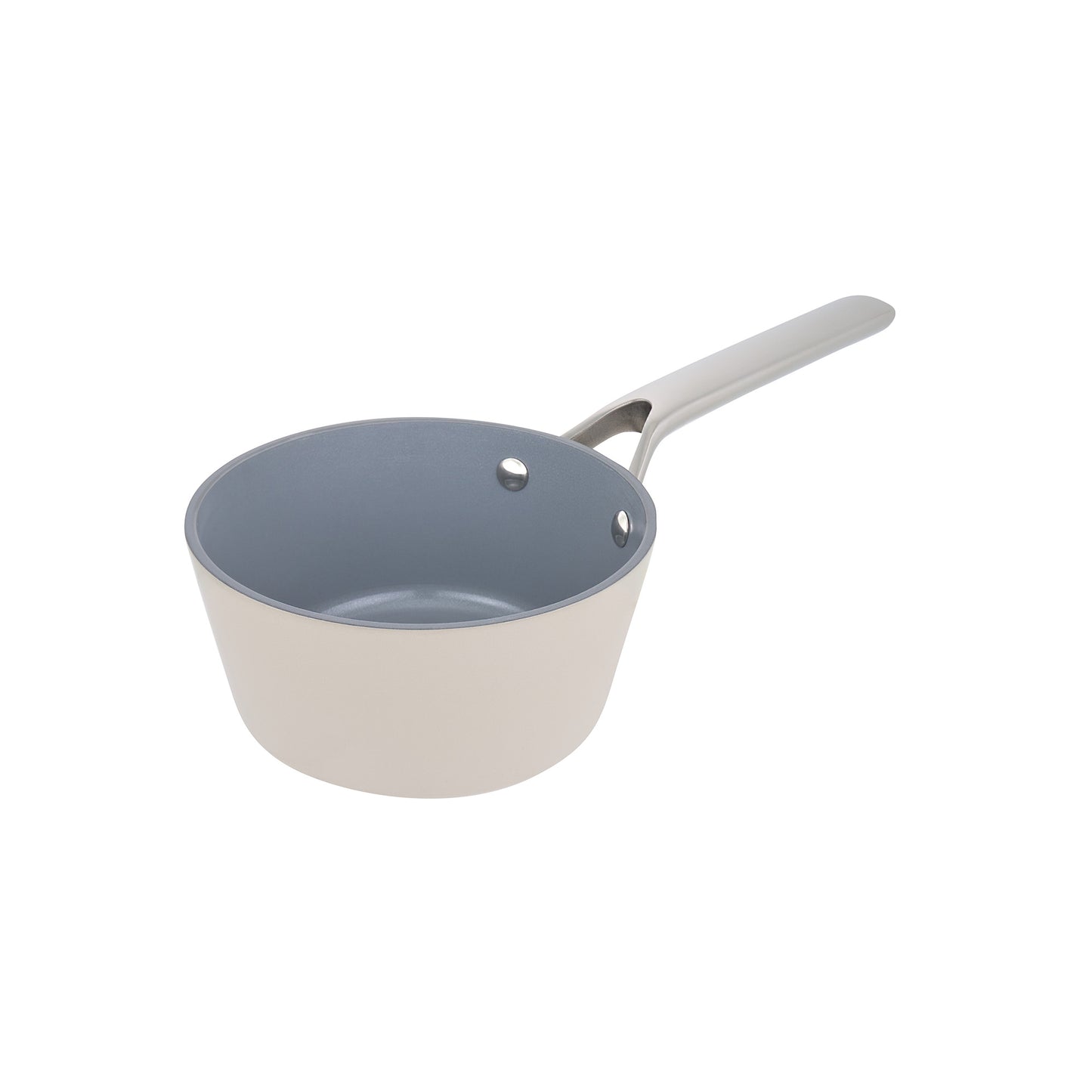 Nexgen Saucepan Ivory front view without lid