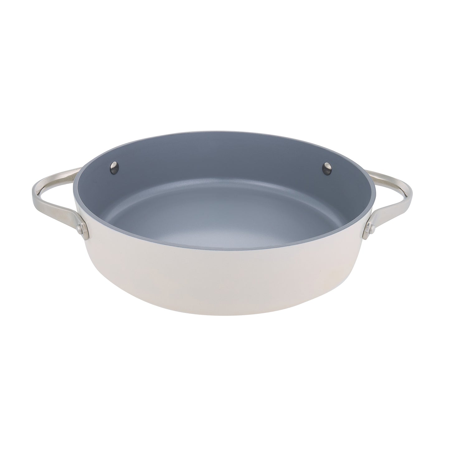 Nexgen Chef Pan Ivory side view without lid