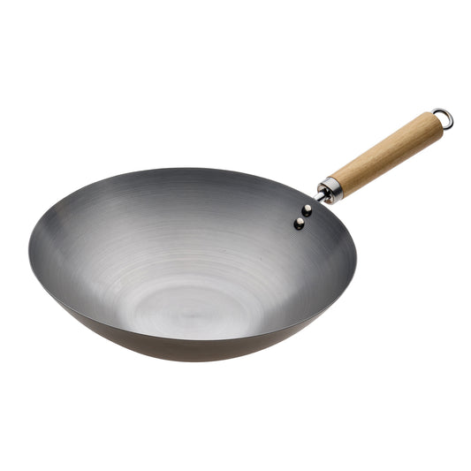30cm Wok with Wood Handle