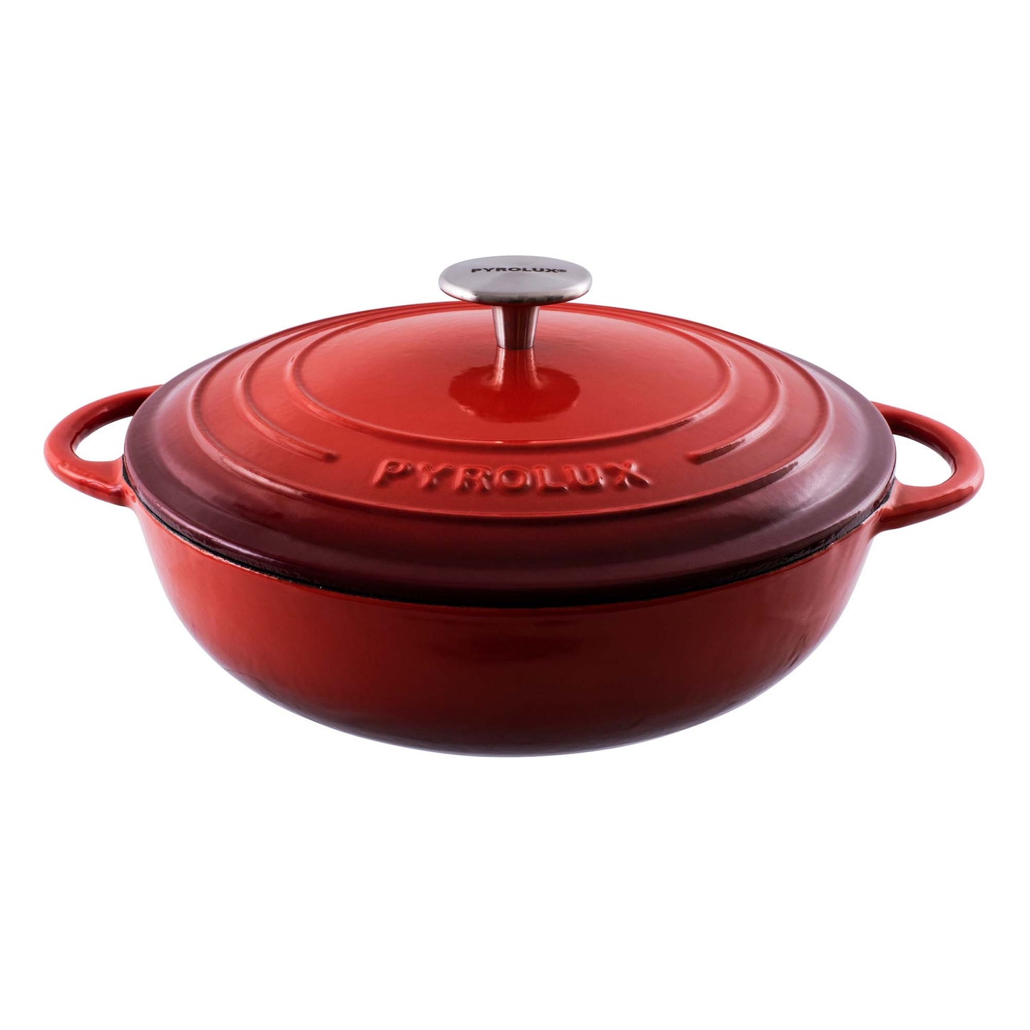 PYROCHEF Round Chef Pan Chilli Red