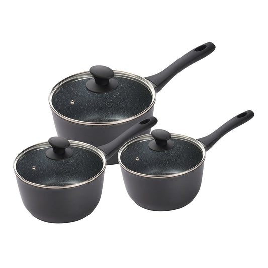 PYROSTONE 3 Piece Saucepan Set