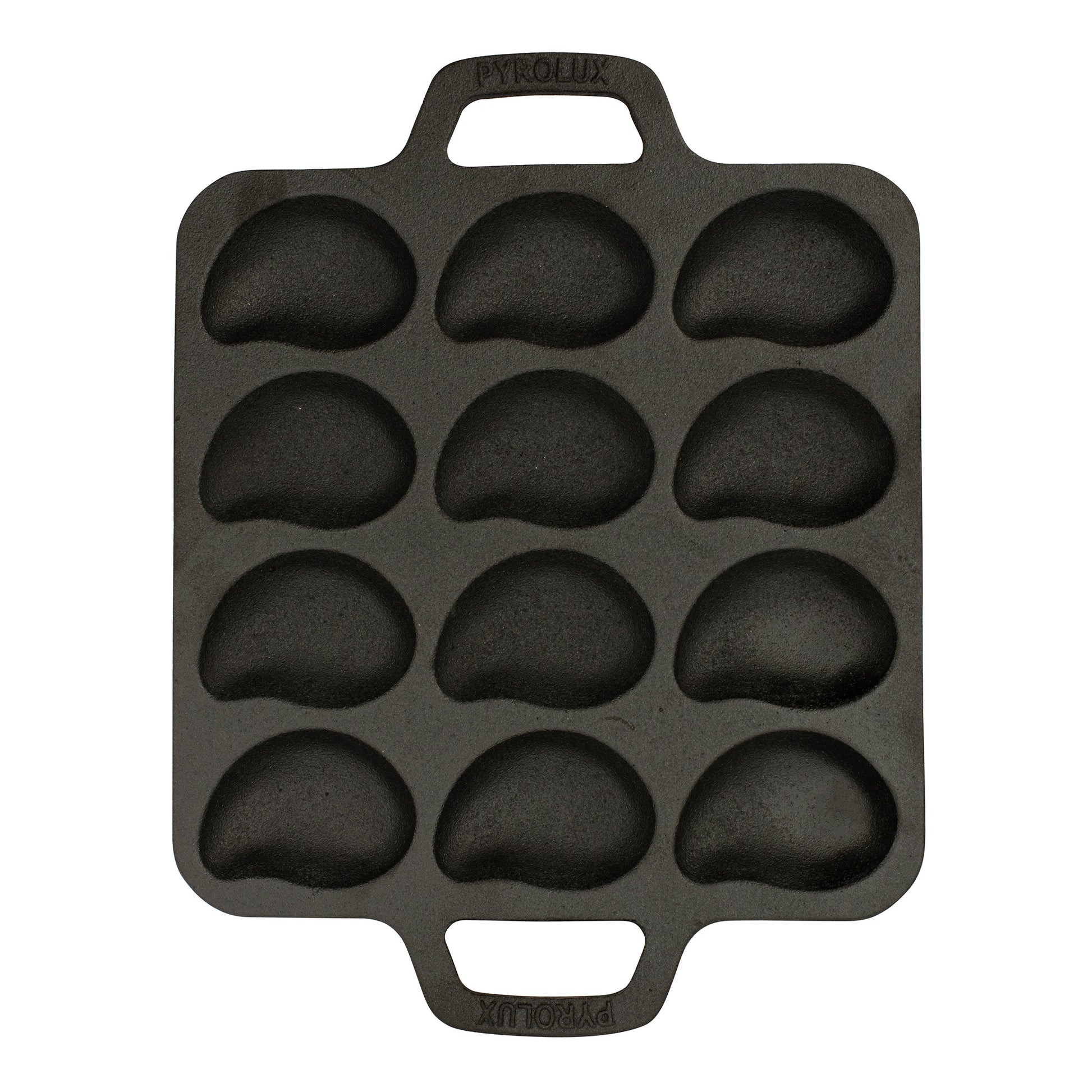 PYROCAST 12 Piece Oyster Tray top view