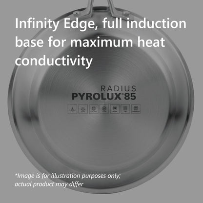 RADIUS 85 Saucepan bottom view with logo