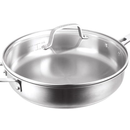 RADIUS 85 Sauté Pan with Helper Handle