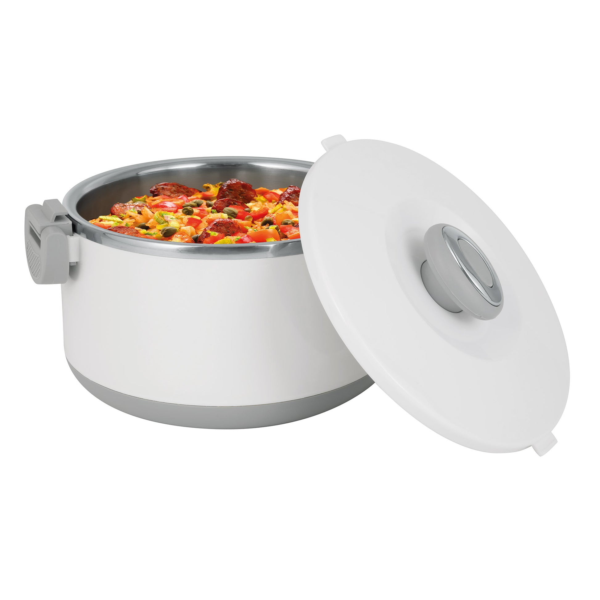 Food Warmers - White with food
