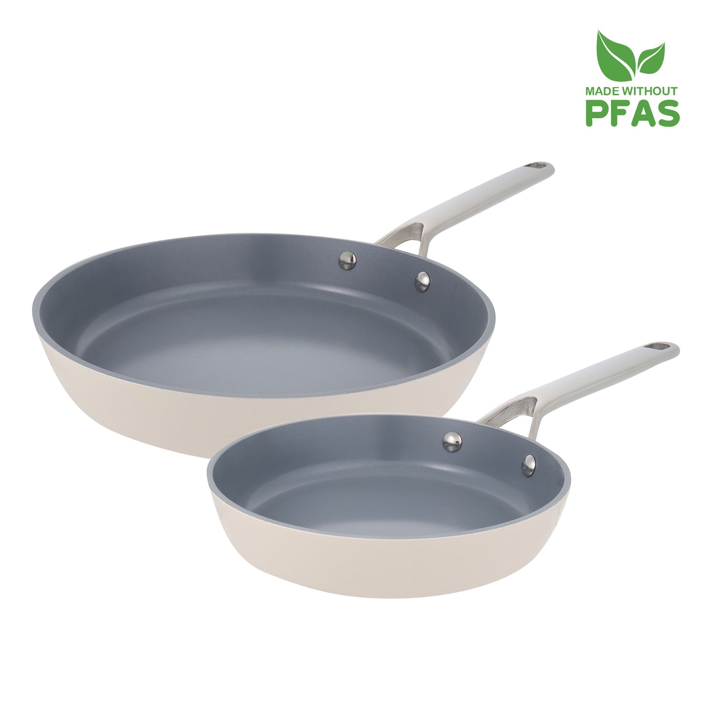 NEXGEN 2 Piece Fry Pan Ivory