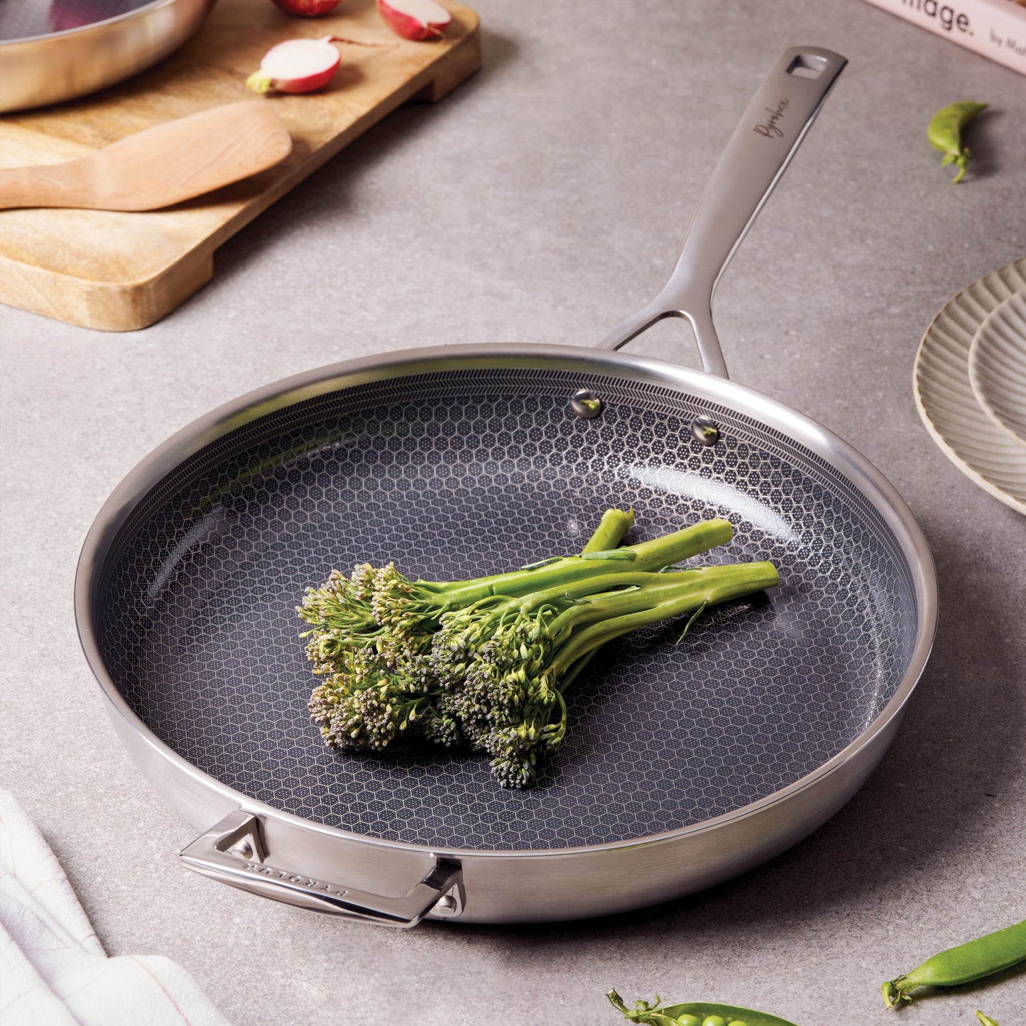 Pyrohex Fry Pan With Helper Handle