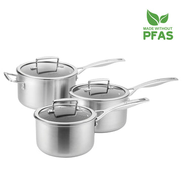 Pyrohex 3 Piece Saucepan Set