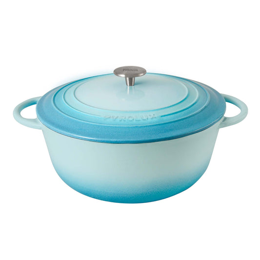PYROCHEF Round French Oven Duck Egg Blue