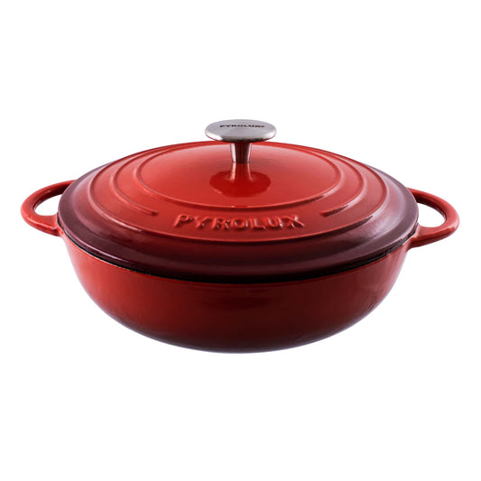 PYROCHEF Round Chef Pan Chilli Red
