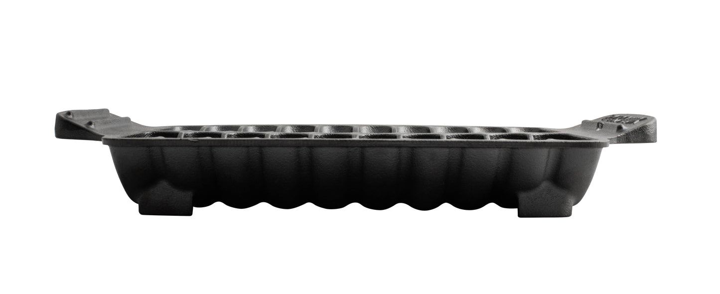 PYROCAST 20 Piece Prawn Grill Tray side view